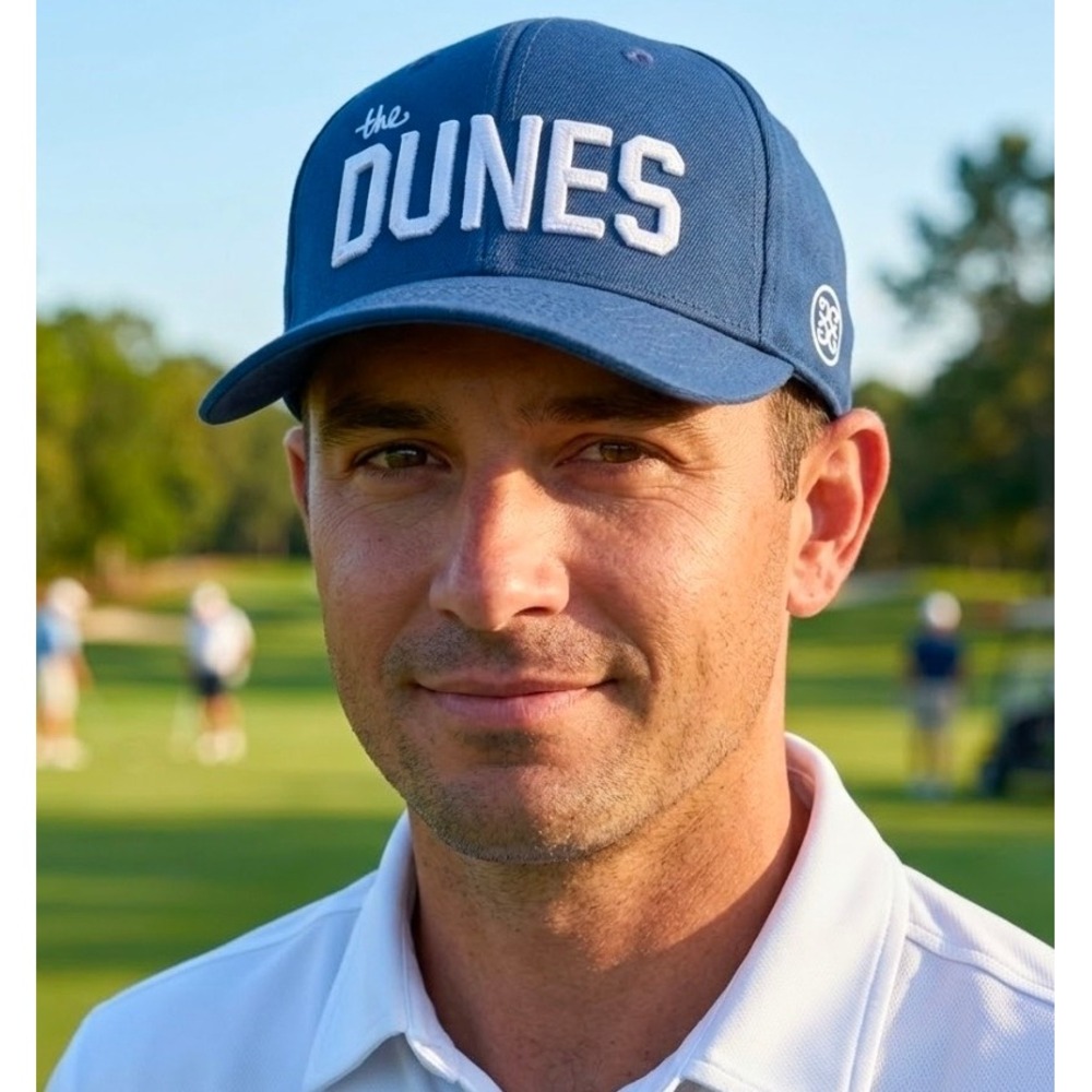 G/FORE The Dunes Golf Hat Navy Blue Flexfit Tech 110 One Ten Snapback G Fore Cap